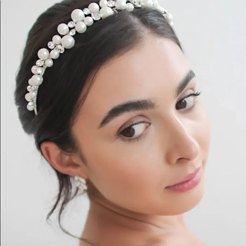 NWT Dareth Colburn Greta Pearl Headband